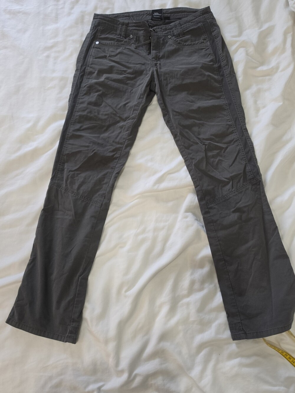 Kühl Pants Womens 8 Green Chino Stretch Twill Hiking Travel Outdoor Casual Gorp